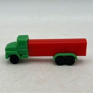 Vintage Pez Dispenser Semi Truck Slovenia Green Red No Feet